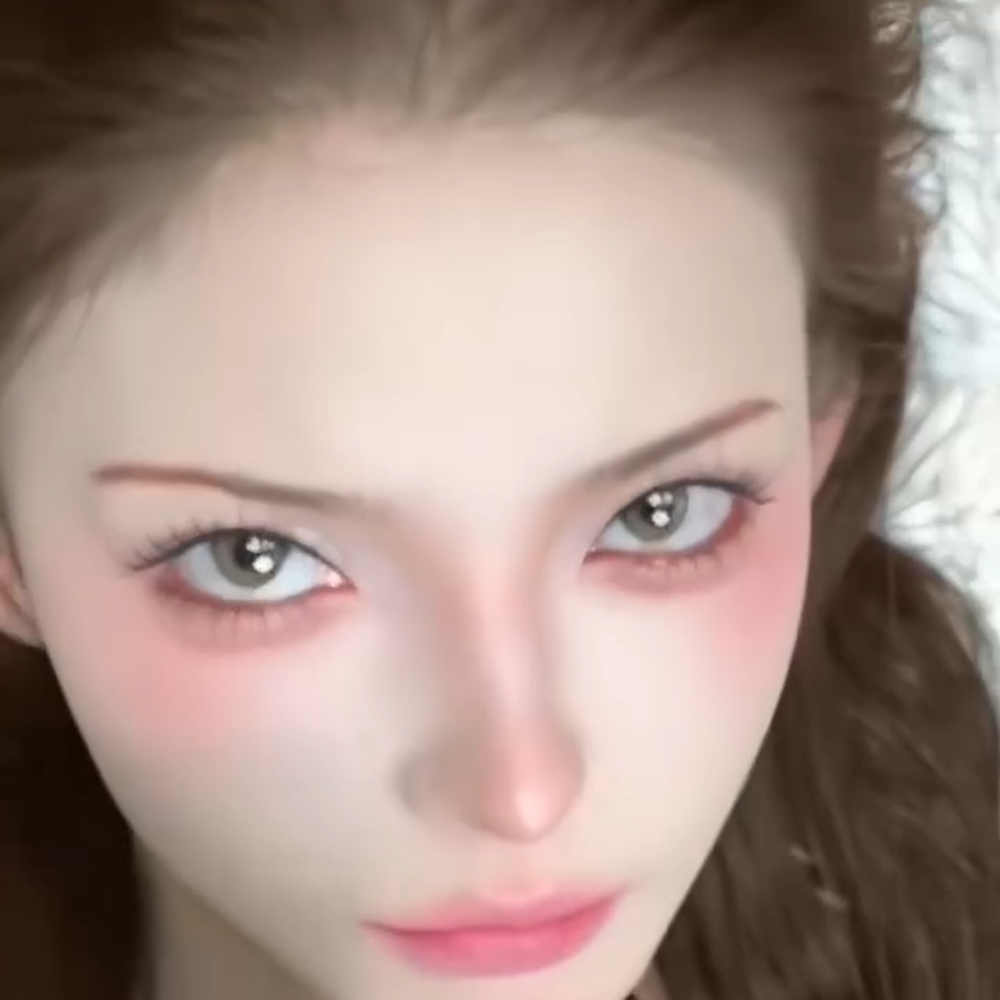 Rose Veil Grey colored contact lenses by Moxielens