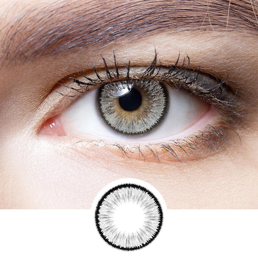 Summer Fluorescent Gray colored contact lenses