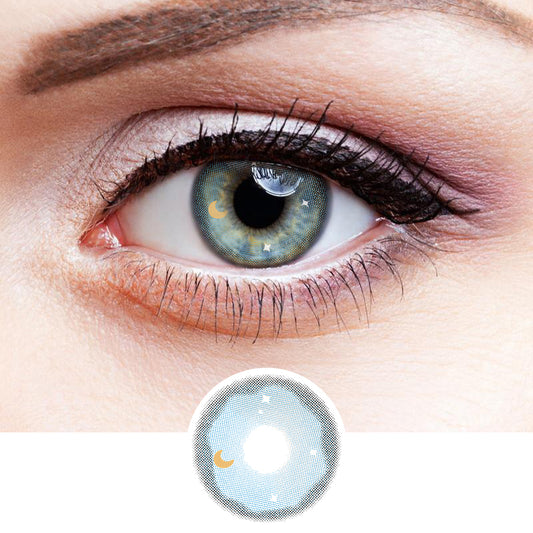 Starry Blue colored contact lenses
