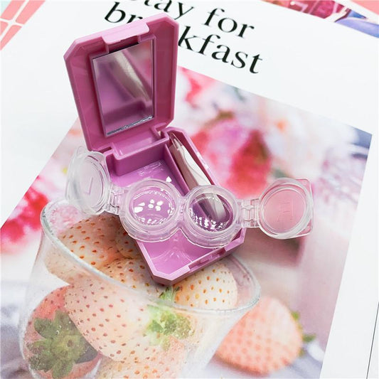 Simple contact lens box care box colored contact lenses