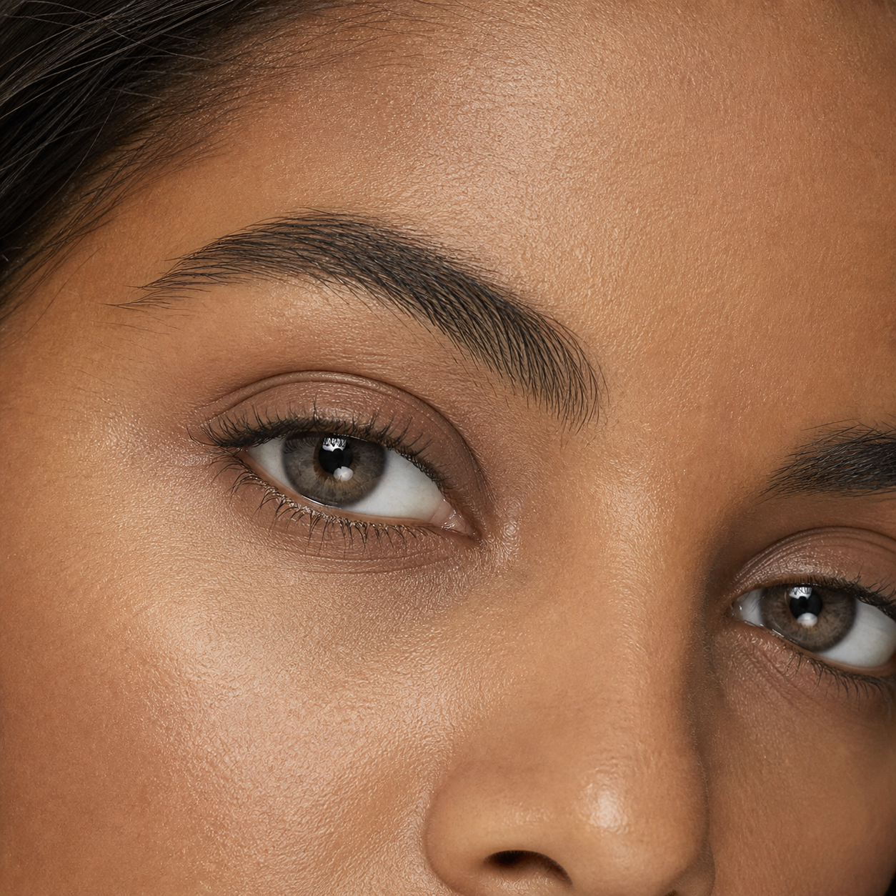 Taupe Glass Natural colored contacts - a realistic neutral enhancement that stays visible in daylight