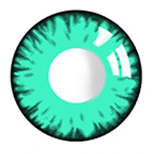 Cosplay game dark green (12 months) colored contact lenses