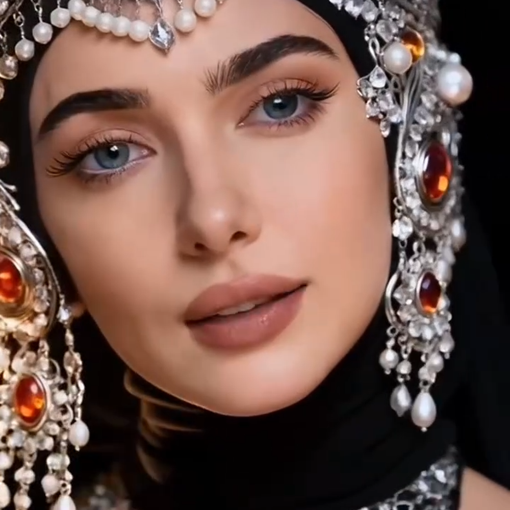 Desert Jewel Blue colored contact lenses by Moxielens