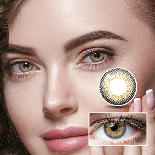 Puff Brown | Moxielens Earth Glow Colored Contacts -- Earth Glow colored contacts | Moxielens