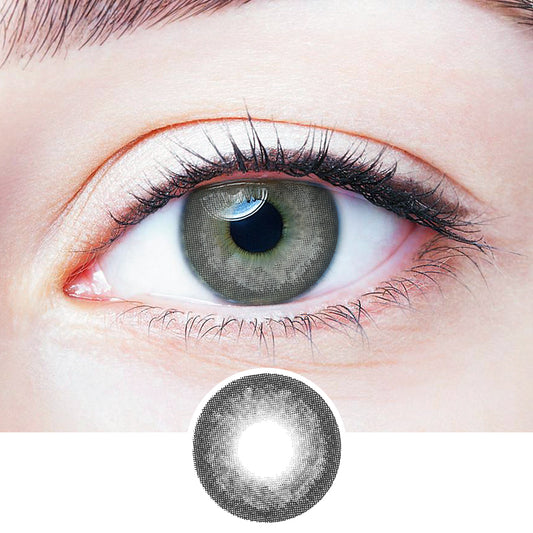 Moonlight Gray colored contact lenses
