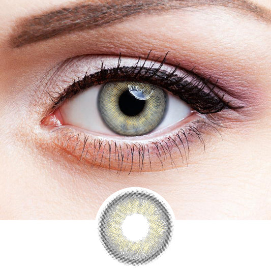 Russian Girl Grey colored contact lenses