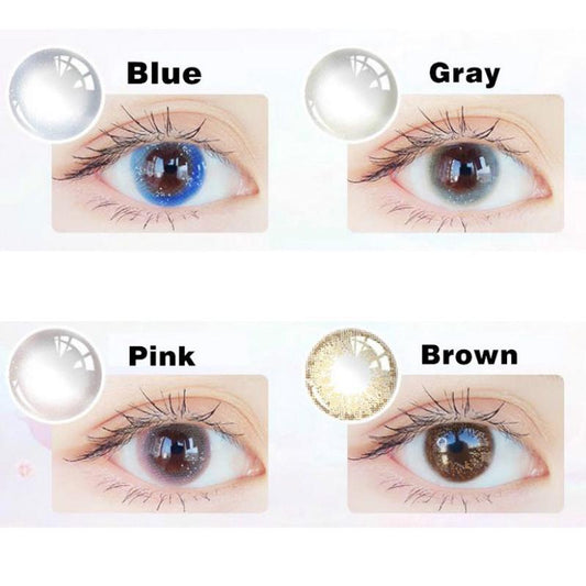 gray (12 months) colored contact lenses