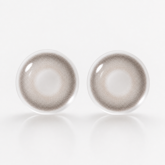 Taupe Glass Natural colored contact lenses pair - lens design