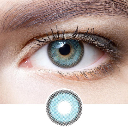 Fragrant Honey Blue colored contact lenses