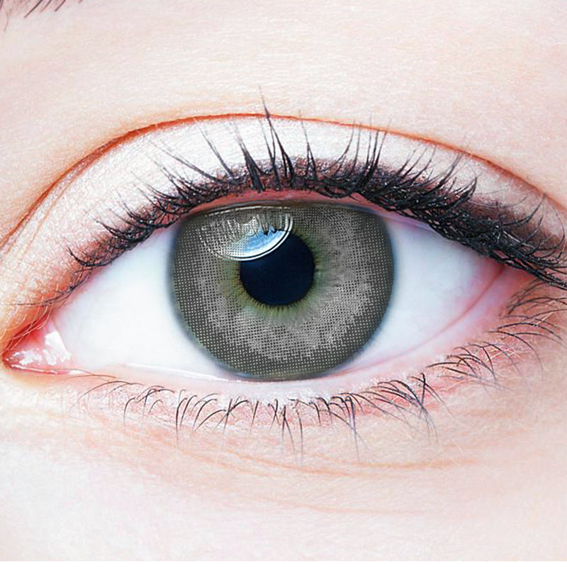 Moonlight Gray colored contact lenses