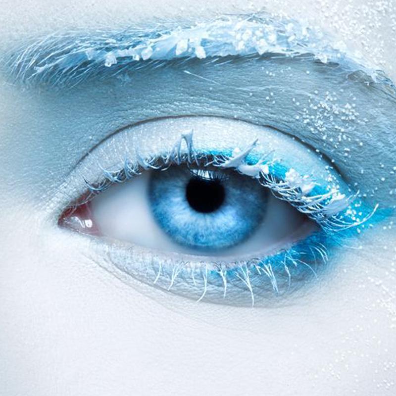 Ice crystal blue eyes (12 months) colored contact lenses