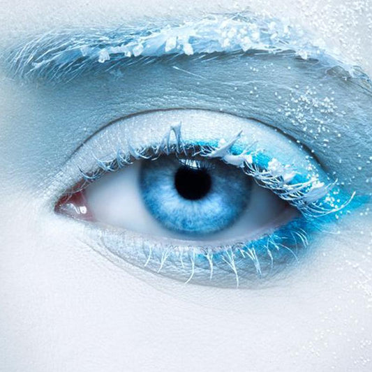Ice crystal blue eyes (12 months) colored contact lenses