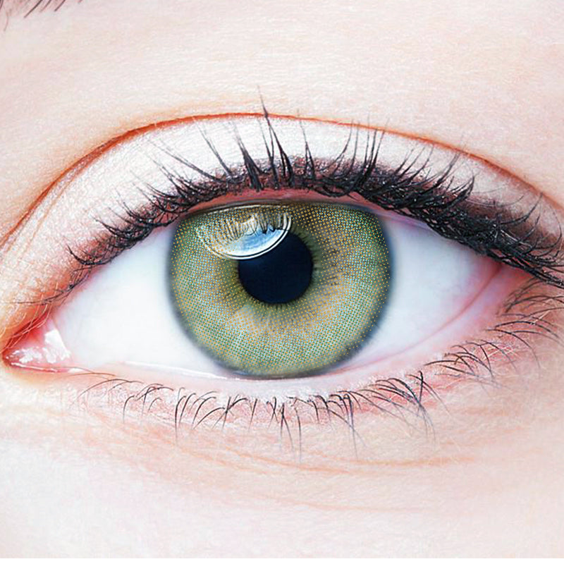 Basil Leaves Green colored contact lenses