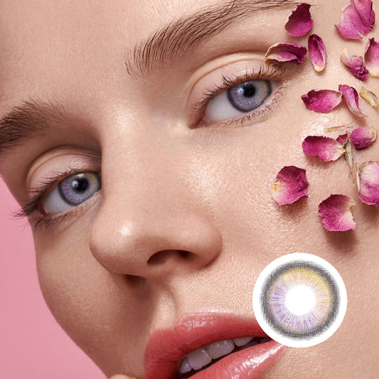 Midsummer Night-Purple colored contact lenses