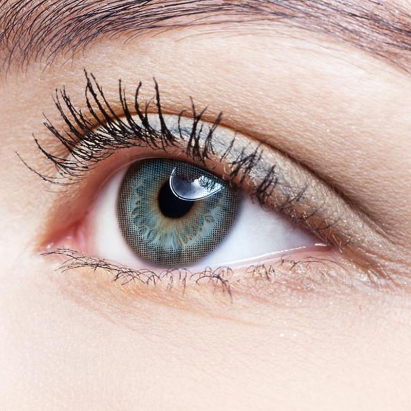 Fragrant Honey Blue colored contact lenses