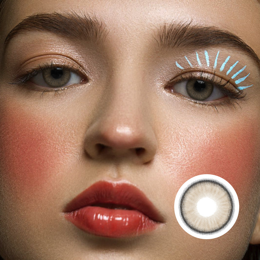 Nini/brown | Moxielens Earth Glow Colored Contacts -- Earth Glow colored contacts | Moxielens