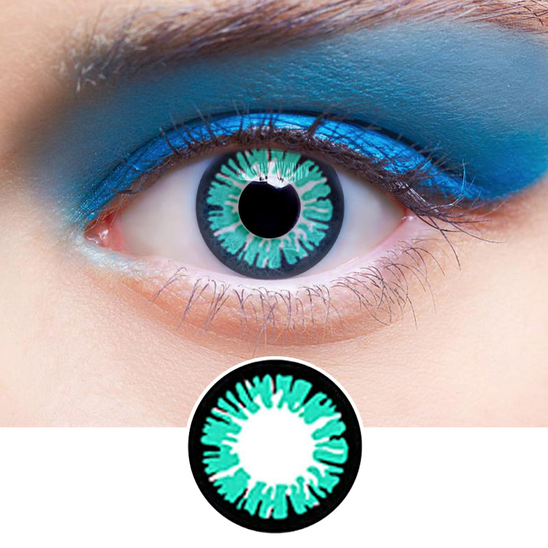 Green Knight | Moxielens Botanical Haze Colored Contacts -- Botanical Haze colored contacts | Moxielens