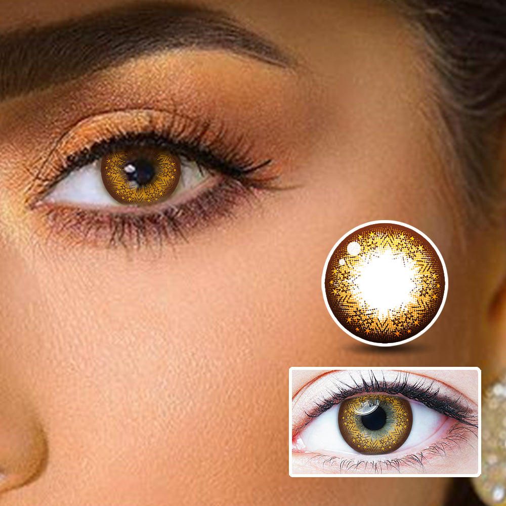 Barbie Brown | Moxielens Earth Glow Colored Contacts ??Earth Glow colored contacts | Moxielens