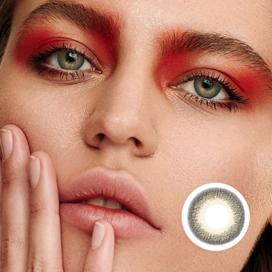 Dorayaki Brown colored contact lenses by Moxielens