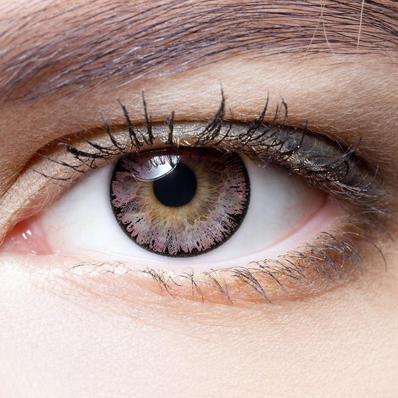 Ice pollen colored contact lenses