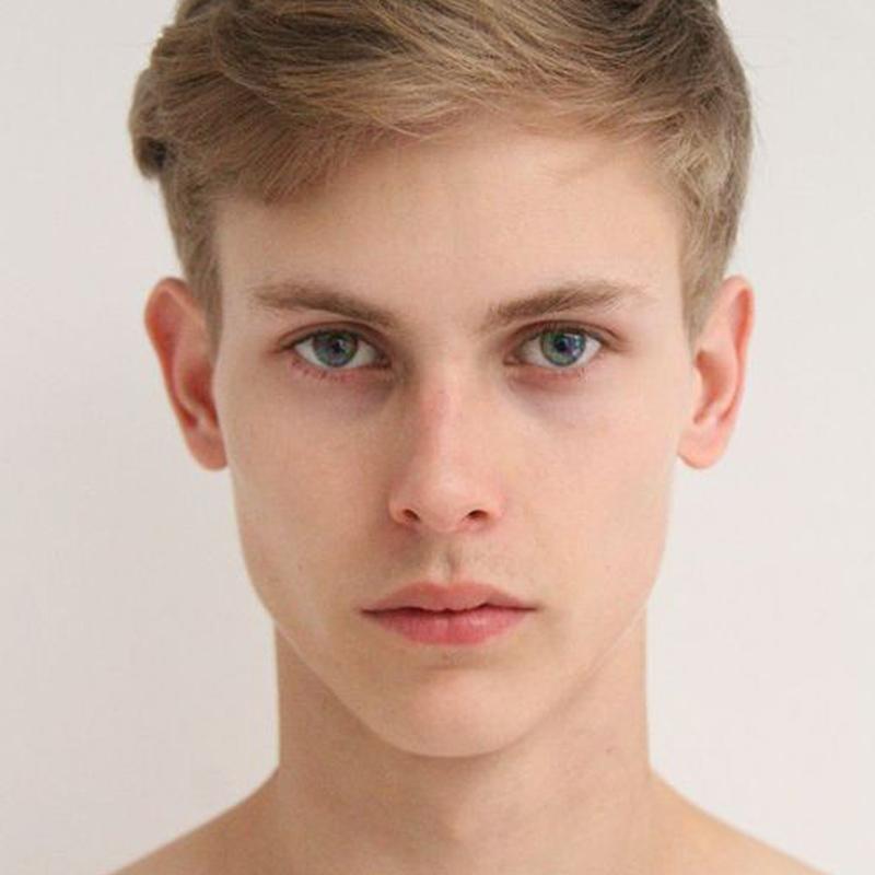 Men's deep rainbow color (12 months) colored contact lenses