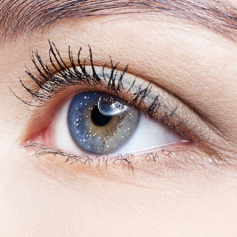 Galaxy Grey colored contact lenses