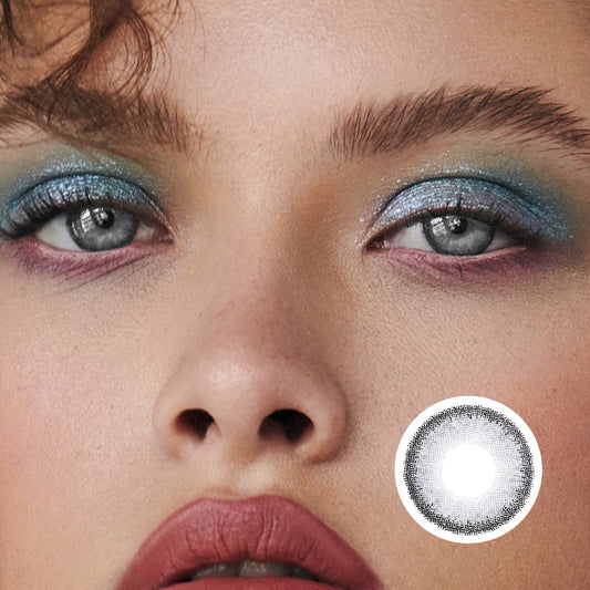 LI Sheng Ink Blue | Moxielens Ocean Mist Colored Contacts -- Ocean Mist colored contacts | Moxielens
