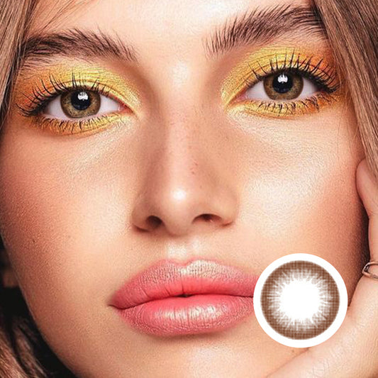 Super-Sized Su Yan Qiao | Moxielens Earth Glow Colored Contacts -- Earth Glow colored contacts | Moxielens