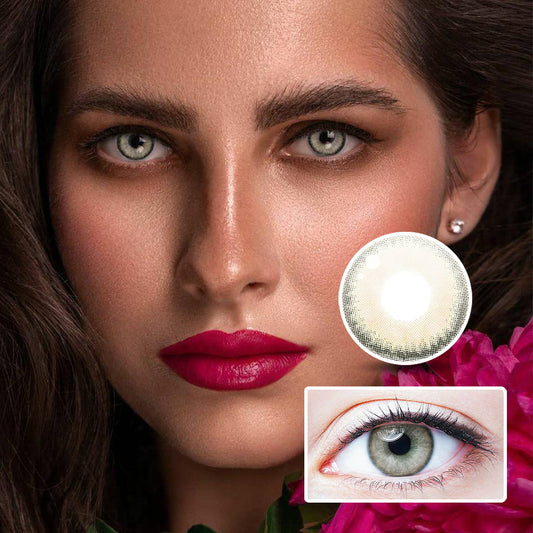 Someday Grey Chocolate colored contact lenses