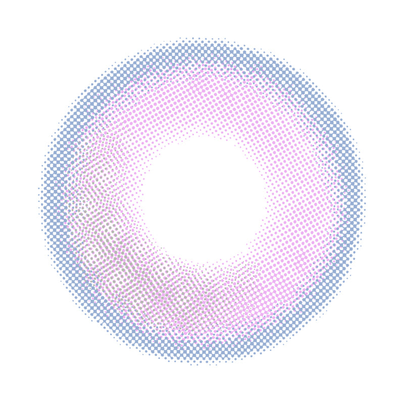 Small Bulb Purple | Moxielens Aurora Veil Colored Contacts -- Aurora Veil colored contacts | Moxielens