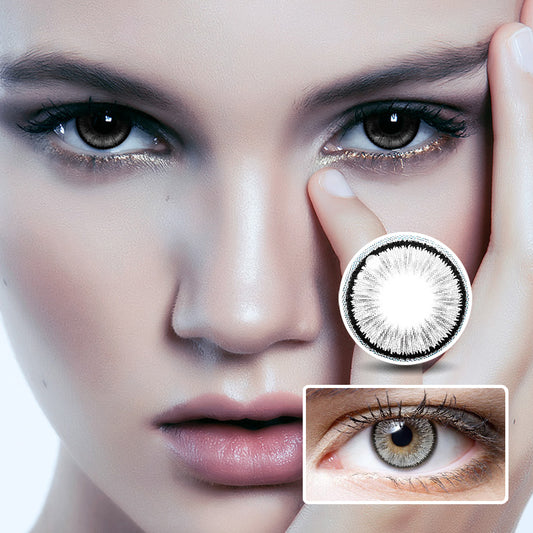 Summer Fluorescent Grey colored contact lenses