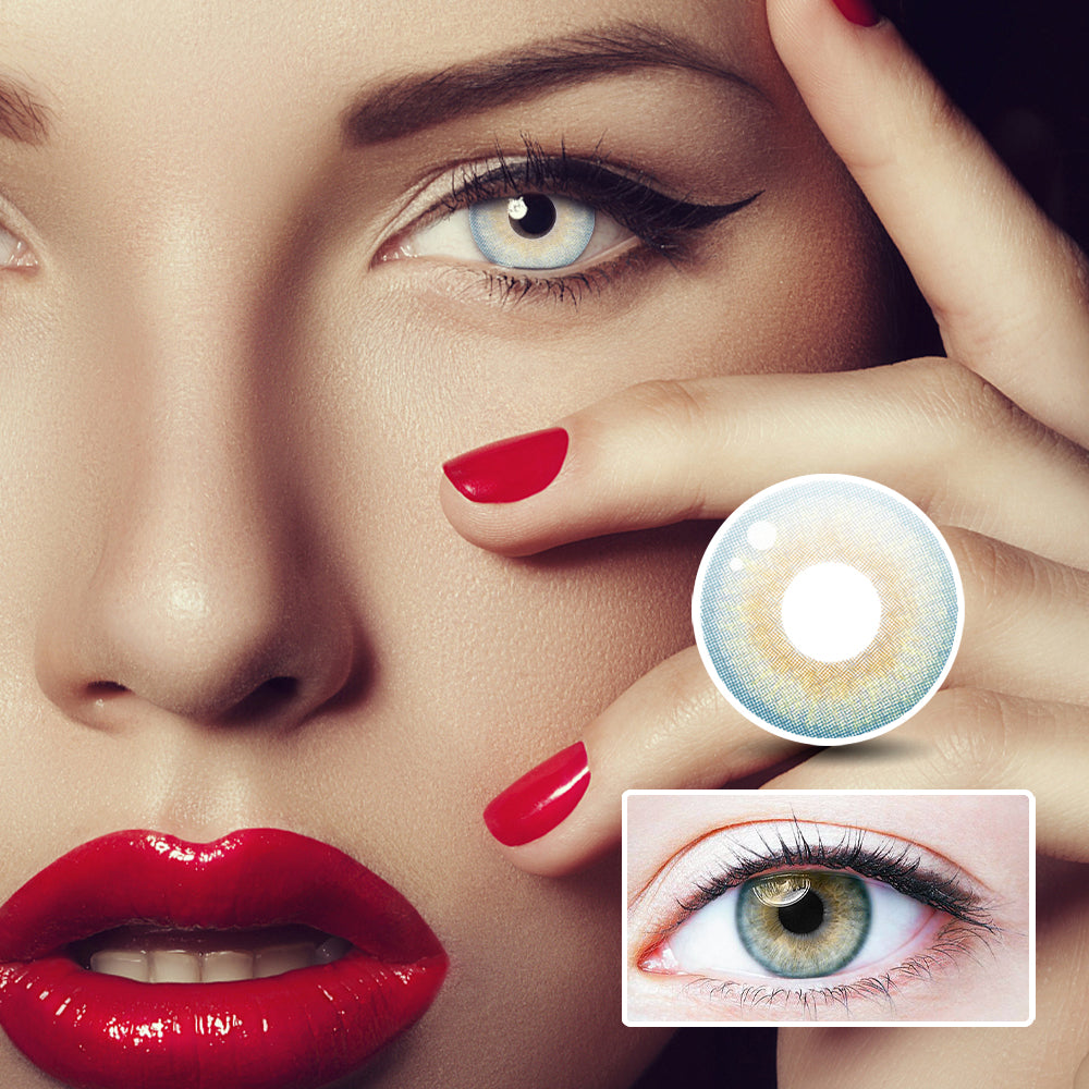 India Blue | Moxielens Ocean Mist Colored Contacts -- Ocean Mist colored contacts | Moxielens