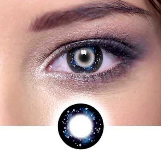 Cosplay black pupil starry sky (12 months) colored contact lenses