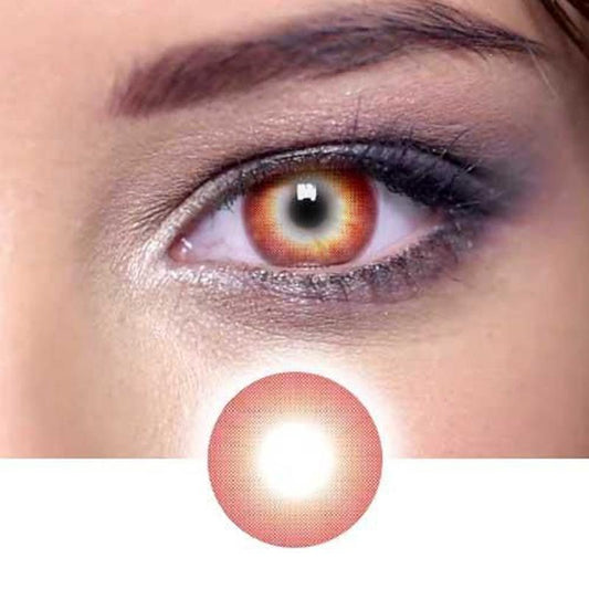 cosplay red-brown (12 months) colored contact lenses
