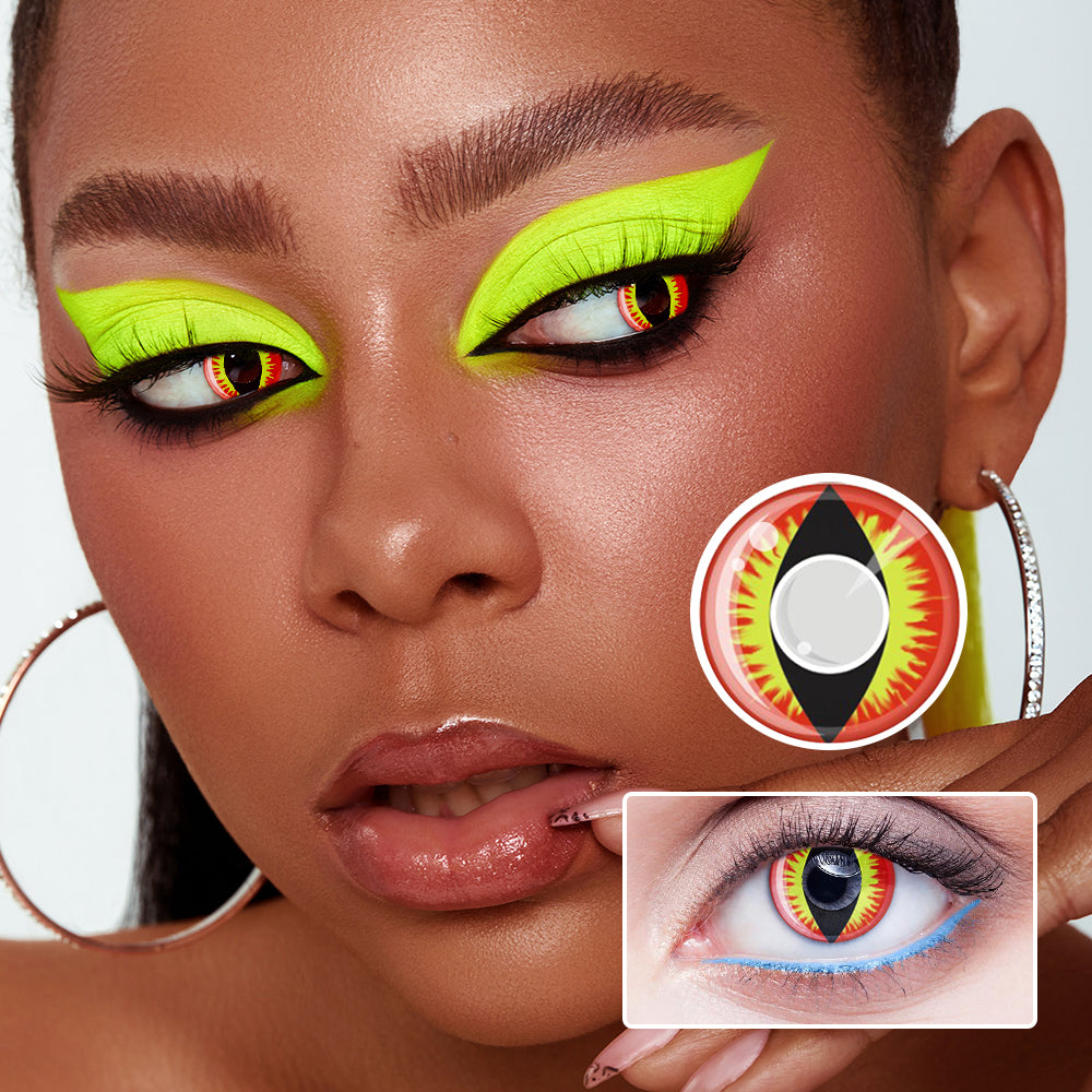 Red Longan | Moxielens Fantasy FX Colored Contacts -- Fantasy FX colored contacts | Moxielens