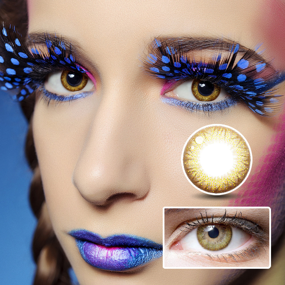 Mermaid Ji Second Generation Brown colored contact lenses