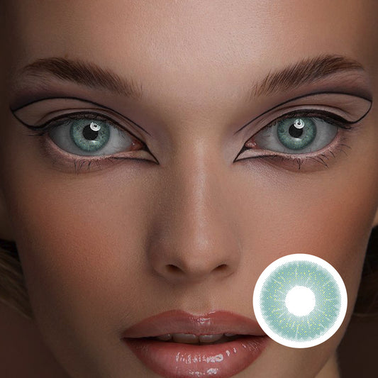 Starlight Green | Moxielens Botanical Haze Colored Contacts -- Botanical Haze colored contacts | Moxielens