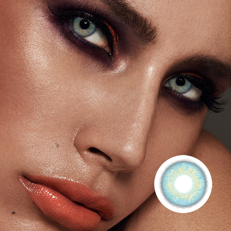 Russian Girl Blue | Moxielens Ocean Mist Colored Contacts -- Ocean Mist colored contacts | Moxielens
