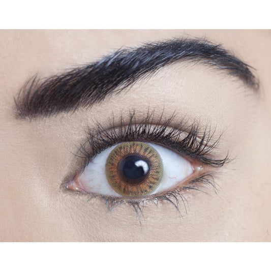 Natural earth brown (12 months) colored contact lenses