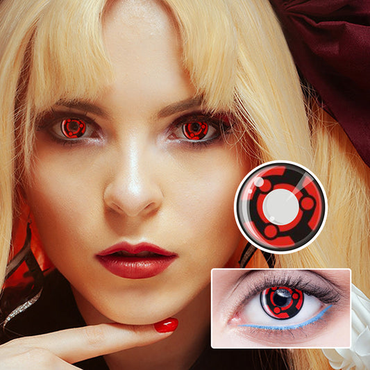 Eternal Kaleidoscope Spot colored contact lenses by Moxielens