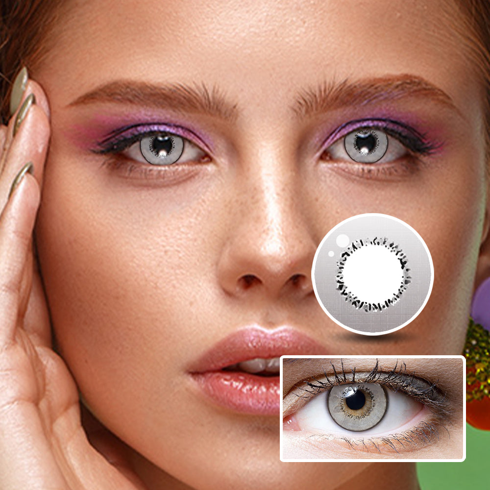 Harajuku Storm Gray colored contact lenses