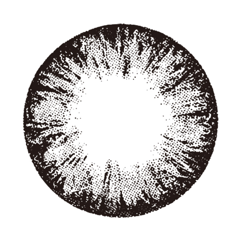 Ice black colored contact lenses