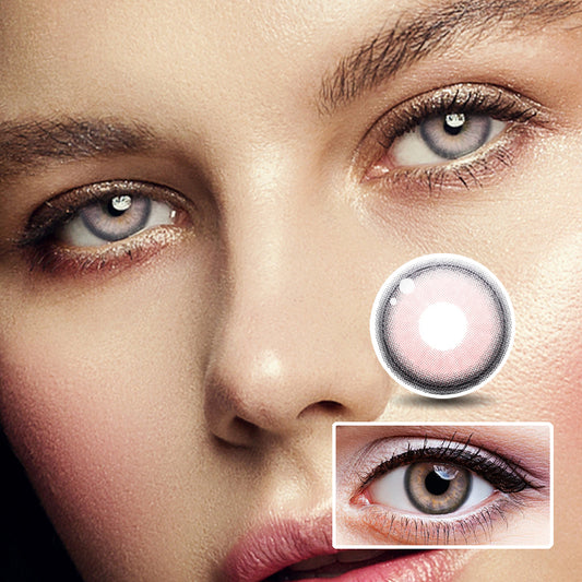Pear Flower Pink colored contact lenses