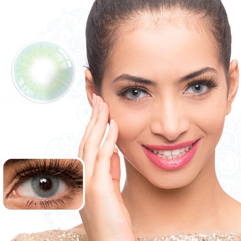 Natural Fruit Green (12 months) colored contact lenses
