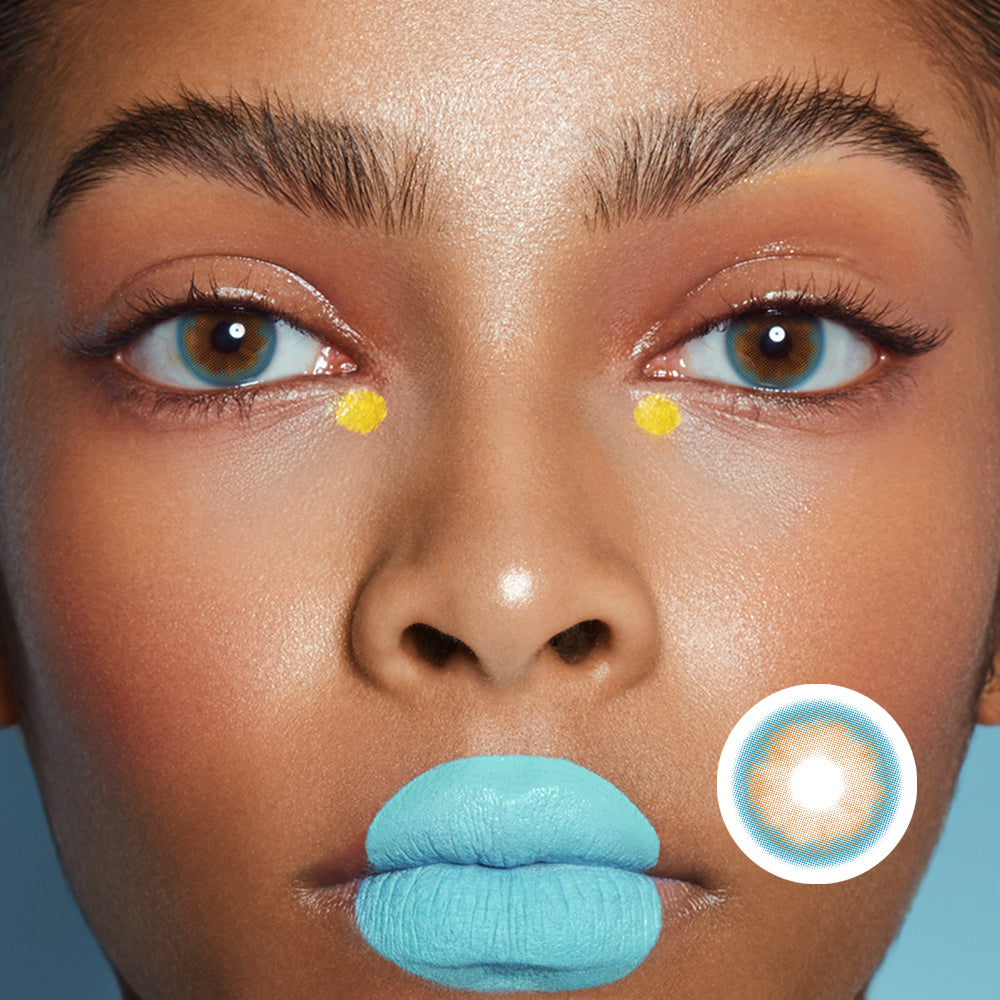 Nana Mil Blue | Moxielens Ocean Mist Colored Contacts -- Ocean Mist colored contacts | Moxielens