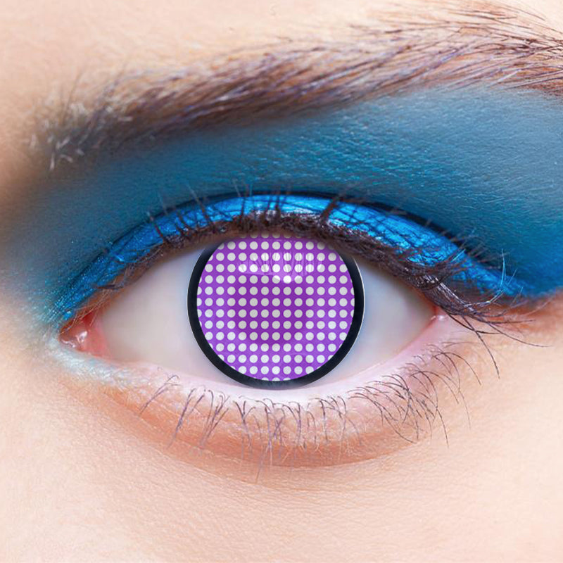 Purple Mesh | Moxielens Aurora Veil Colored Contacts -- Aurora Veil colored contacts | Moxielens