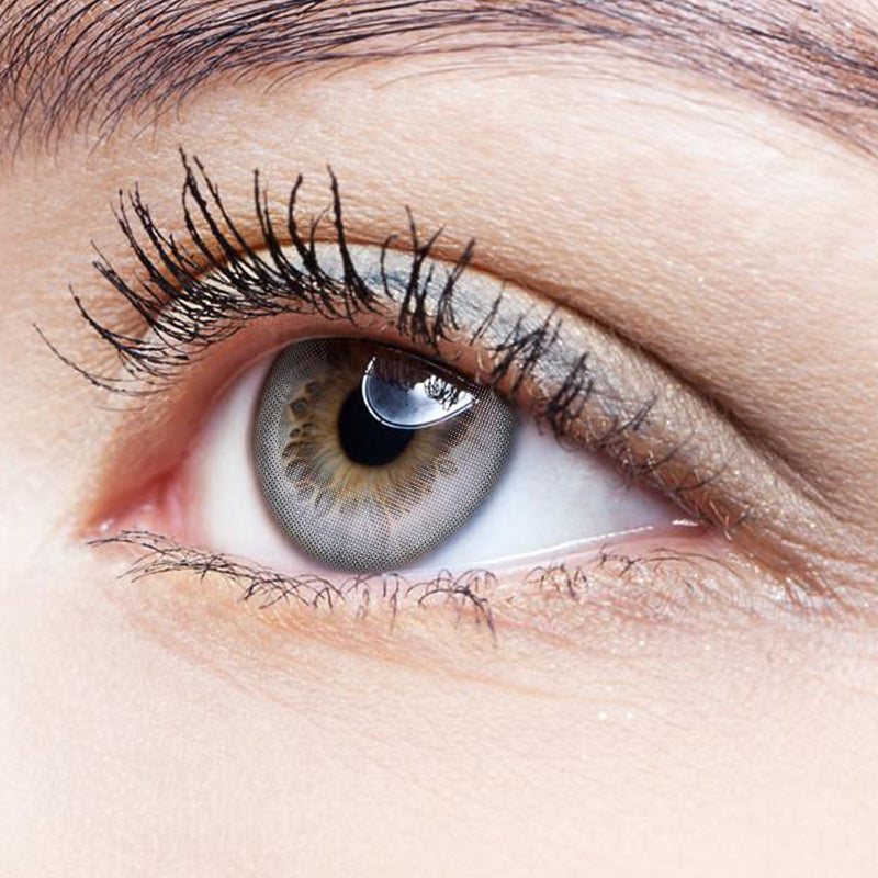 Half Moon High Glossy Purple colored contact lenses