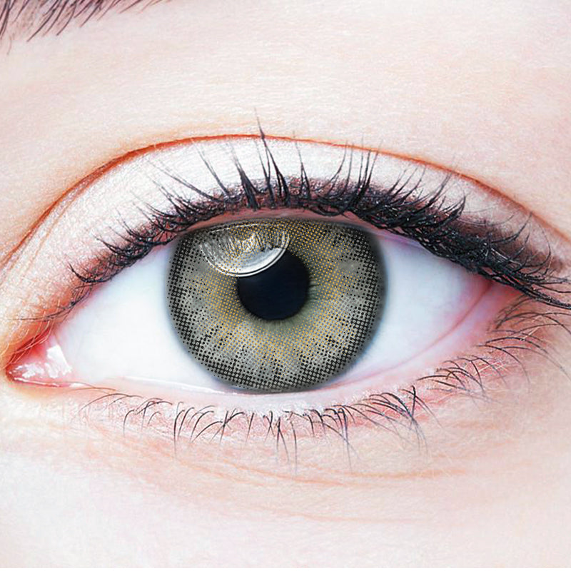 Oman Grey colored contact lenses