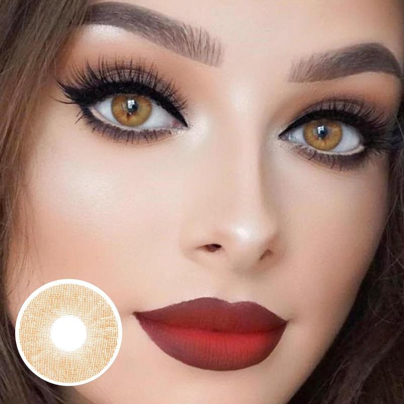 Lemon Chestnut (12 Month) colored contact lenses