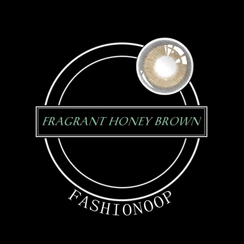 Eye Circle Lens Fragrant Honey Brown colored contact lenses